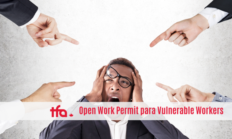 OPEN WORK PERMIT PARA VULNERABLE WORKERS