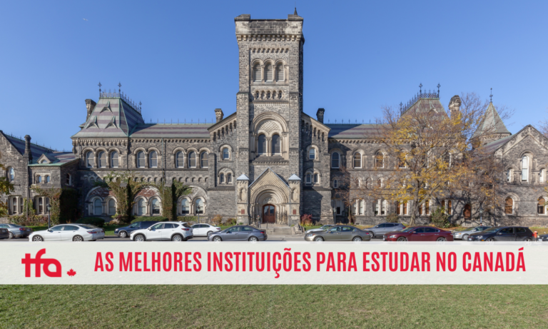 melhores instituições para estudar no Canadá